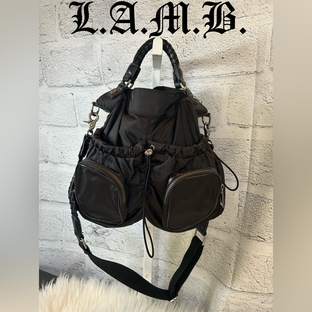 L.A.M.B. Designer Black Crossbody Bag🖤